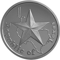 Republic of Texas first one ounce silver medallion