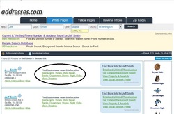 white pages addresses with people search