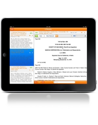 Fastcase for the iPad - Search Results Screen