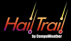 Hail storm path and size analysis