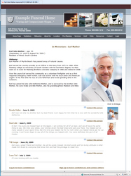 Funeral Home Web Site Online Obituaries.