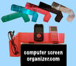Introducing SCREENSTORR, a Unique Desktop Computer Organizer Catch-All...