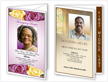 Funeral Program Template