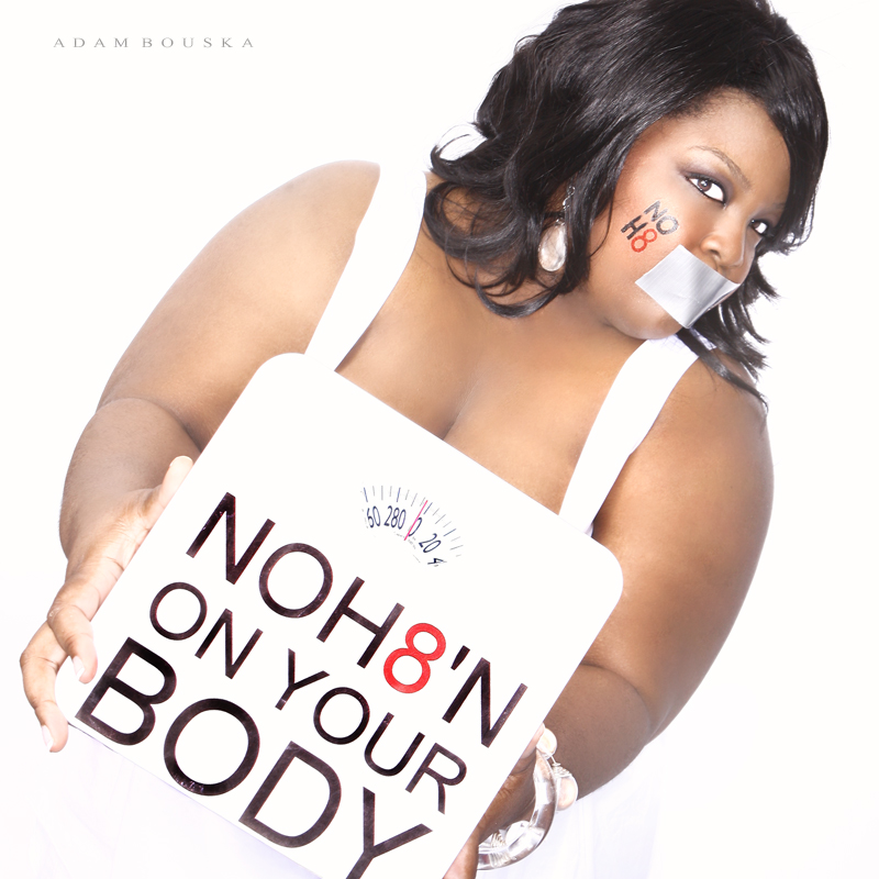 Hollywood NOW President Chenese Lewis for NOH8