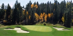 Signature Hole at Angel Fire Resort Golf Course. Angel Fire, NM