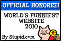 Stupid.com Funniest Website Badge