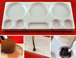 Minerals Mate helps manage messy mineral makeup.