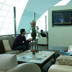 a VIP airport lounge