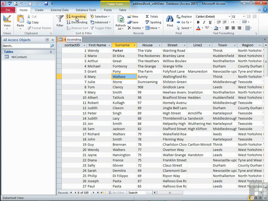 microsoft access database basics