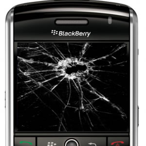 broken blackberry screen
