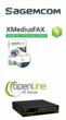 Sagemcom Kicks Off 2011 With New Versions of XMediusFAX & OpenLine