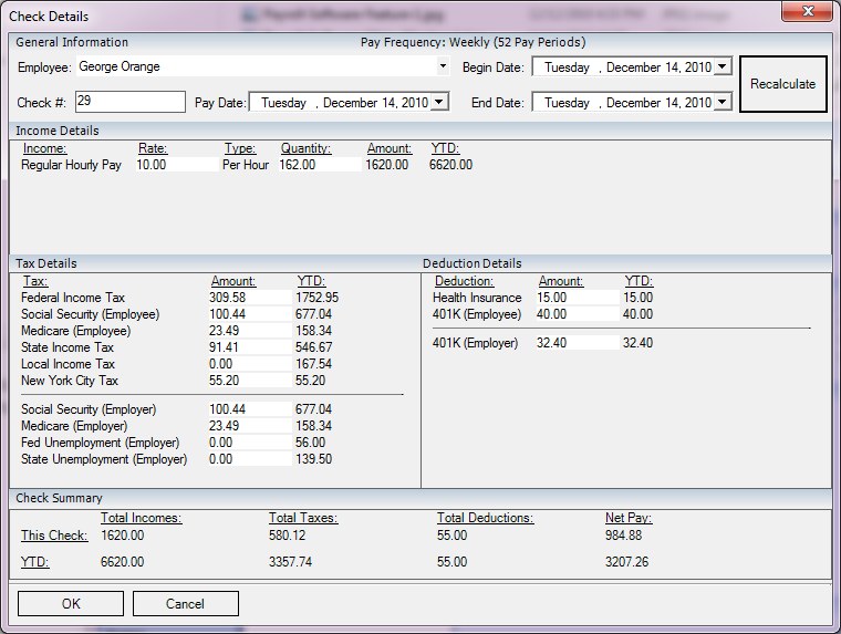 officetime record payments