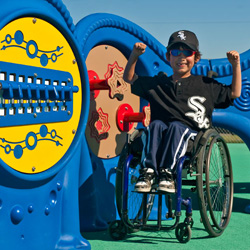 VIew Inclusive Play Accessible Playground Equipment from Landscape Structures