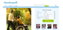 online dating website for disabled people in French