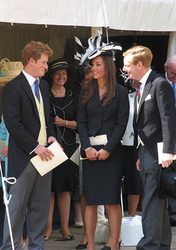 Kate Middleton with Prince William's brother Prince Harry