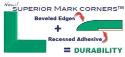 green floor marking tape L shaped corner marker