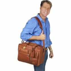 ClaireChase Leather Briefcase