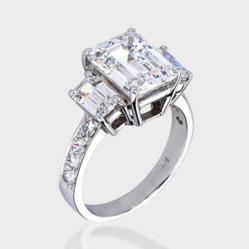 cubic zirconia engagement ring