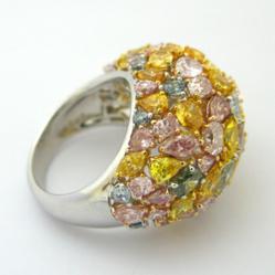 9.47cts Multicolor "Tutti Frutti" Ring