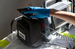 Physio-Control LIFEPAK portable monitor/defibrillator with Multi-Tech modem solution