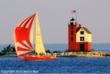 Chicago to Mackinac Race finish is at Round Island Lighthouse