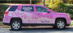 Drive 2 Survive 2011 GMC Terrain Giveaway io raise money for Breast Cancer awareness and support
