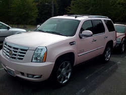 pink cadillac escalade