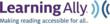 Logo of Learning Ally - Making Reading Accessible for All
