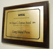 Long Island Press wins the Stuart C. Dorman Award for Editorial...