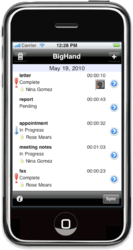 BigHand for iPhone + Live Progress