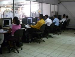 CAD users in front of computers