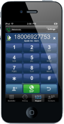 mobile softphone extension