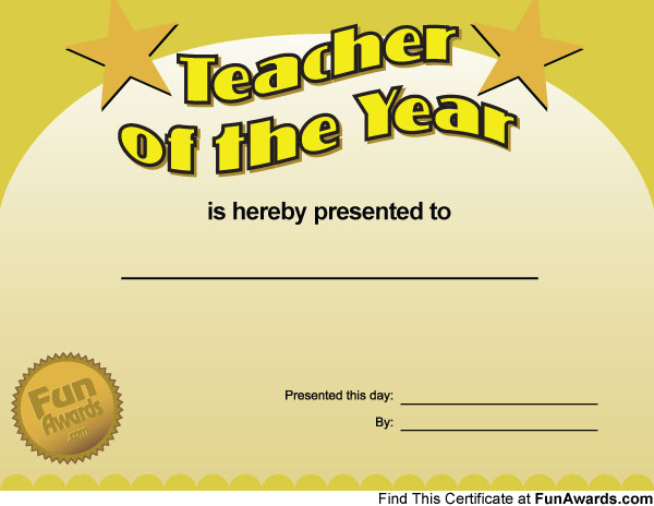 Microsoft Perfect Attendance Award Templates