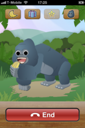 Graham Gorilla Eating Bananas