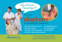 Tonometer Diaton Tonometry through eyelid Diaton handheld tonometer