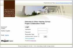 Milton Hershey School's Projectmates Portal Page