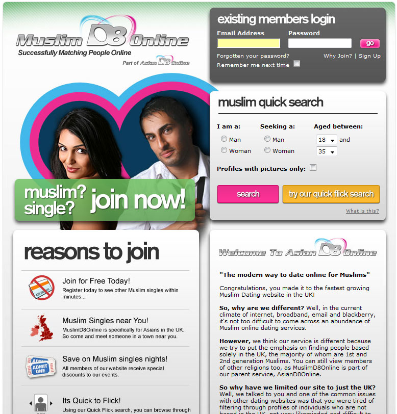 Muslim Dating - Global D8 launch MuslimD8Online.com