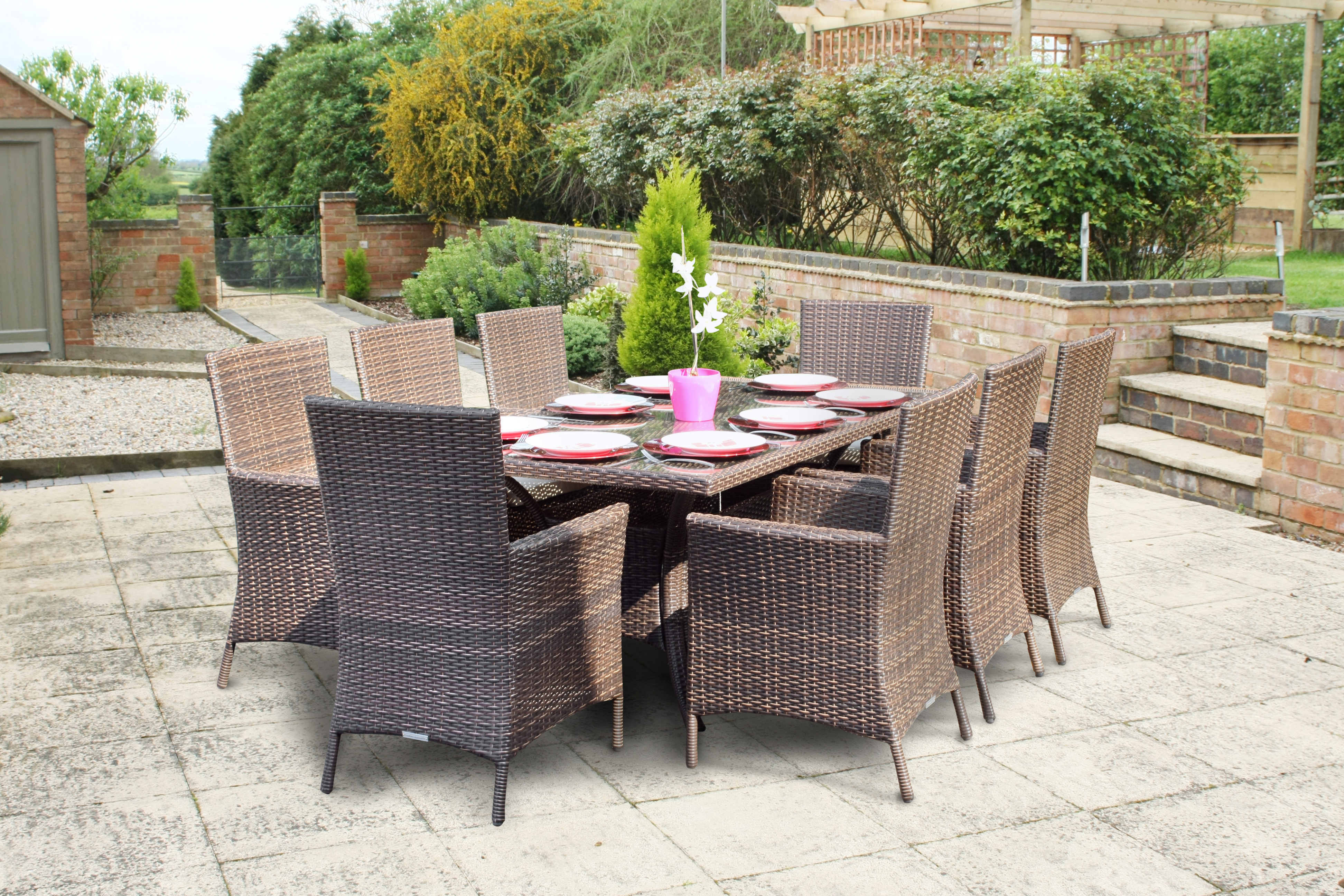 Wovenhill Are Proud To Supply ITN News With Rattan Garden Furniture For ...