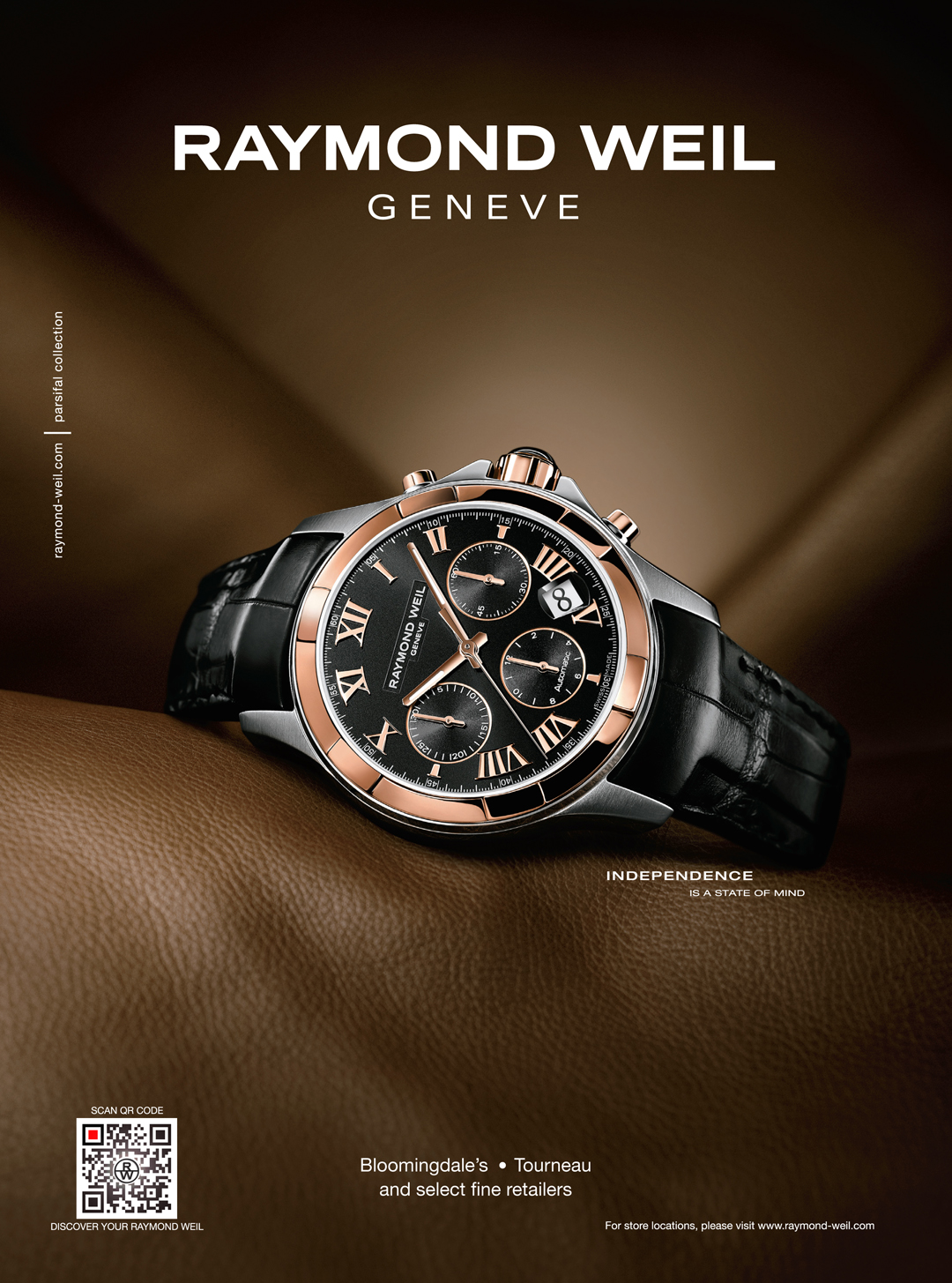 Raymond Weil Exploits New Trend in Print Advertising