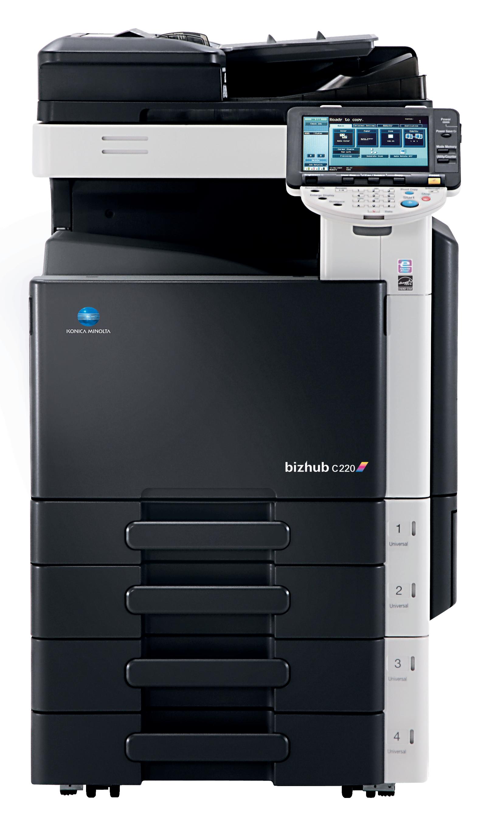 Tavoli mediaworld: Konica minolta bizhub c220