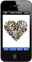 heart shape collage app