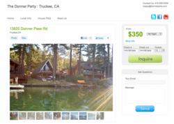 Sample Vacation Rental Website Template