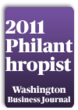 Washington Business Journal Corporate Greater DC Philanthropist Award 2011