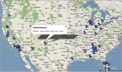 FieldLevel Athletic Software Recruiting Map Feature