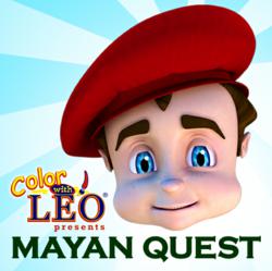 Mayan Quest educational book app for kids.