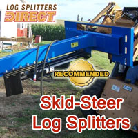 skid steer log splitter, skid steer log splitters, skid steer wood splitter, skid steer wood splitters