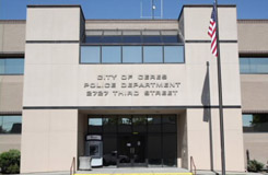 Acoustiblok noise barrier installed in police department rooms to provide soundproofing