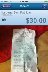 Receipt Loader App view
