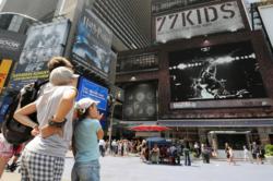 77kids by American Eagle Digital Billboard in Times Square
