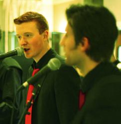 Nick Grondin and John Stevens Performing with Mighty Groove